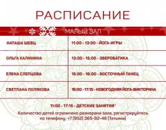 ЙОГА-МАРАФОН |  28 ДЕКАБРЯ